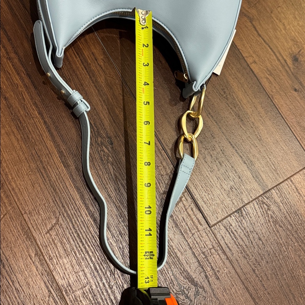 French Connection Moritz NWT Powder Blue Hobo Bag with gold hardware. - Picture 8 of 8